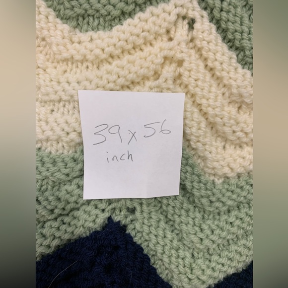 New boho Afghan crochet blanket throw - Picture 4 of 5